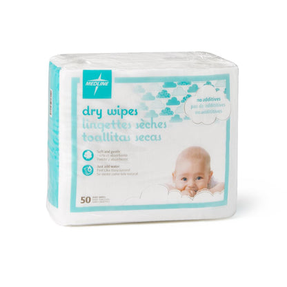 Ultrasoft Baby Disposable Dry Cleansing Cloths Wipe Soft Absorb 10 x 13
