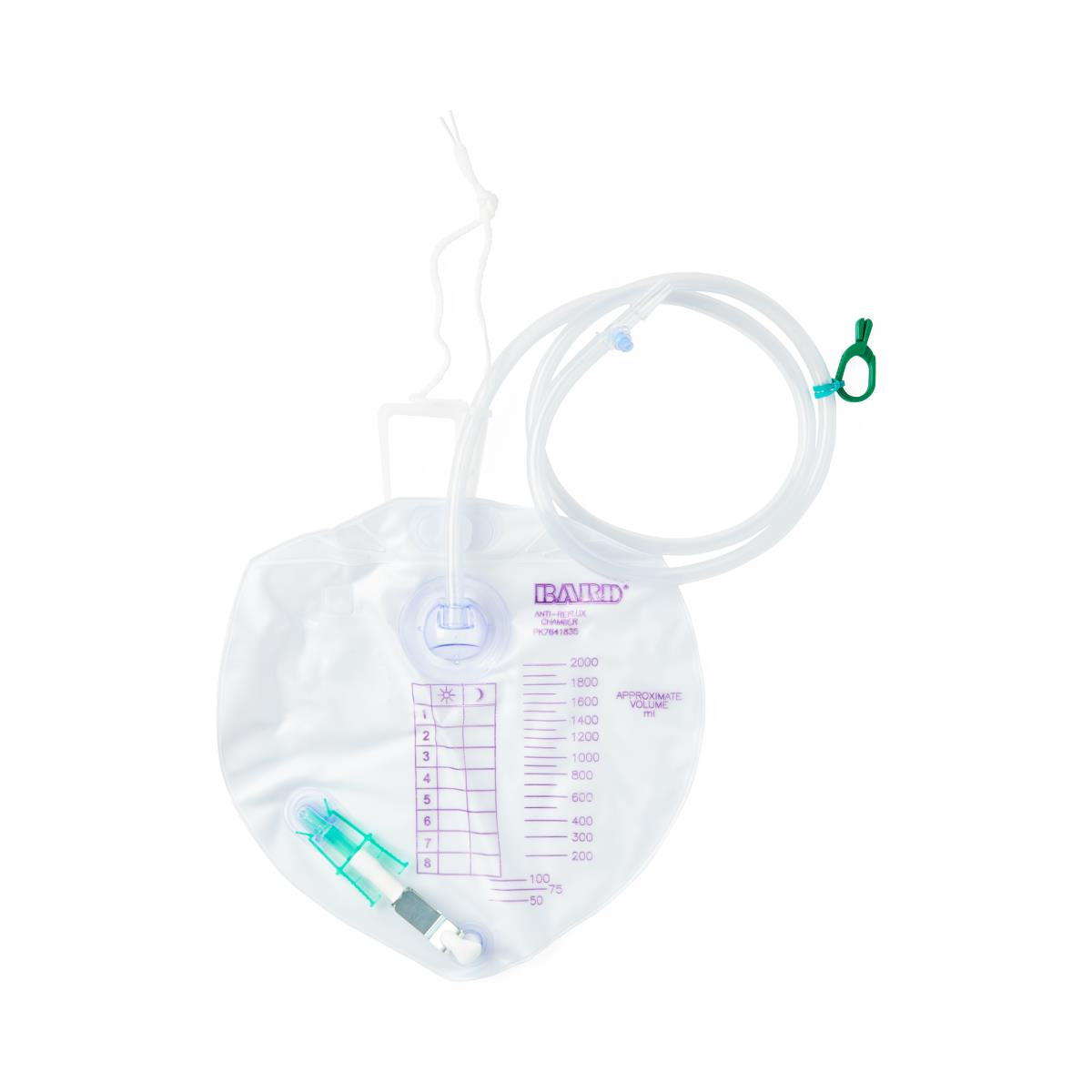 Infection Control Urinary Drainage Bag with Anti-Reflux Chamber 2,000 mL