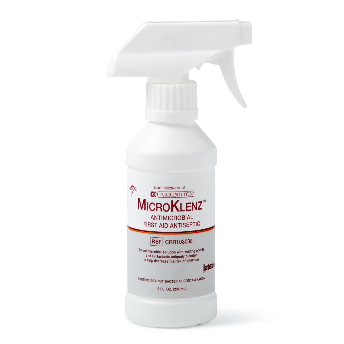 Microklenz Antimicrobial First Aid Antiseptic Cleanser Wound 8 Oz Spray
