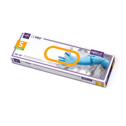 CS Pro 16" Cuff Nitrile Exam Gloves Glove Pf Cspro Ext S