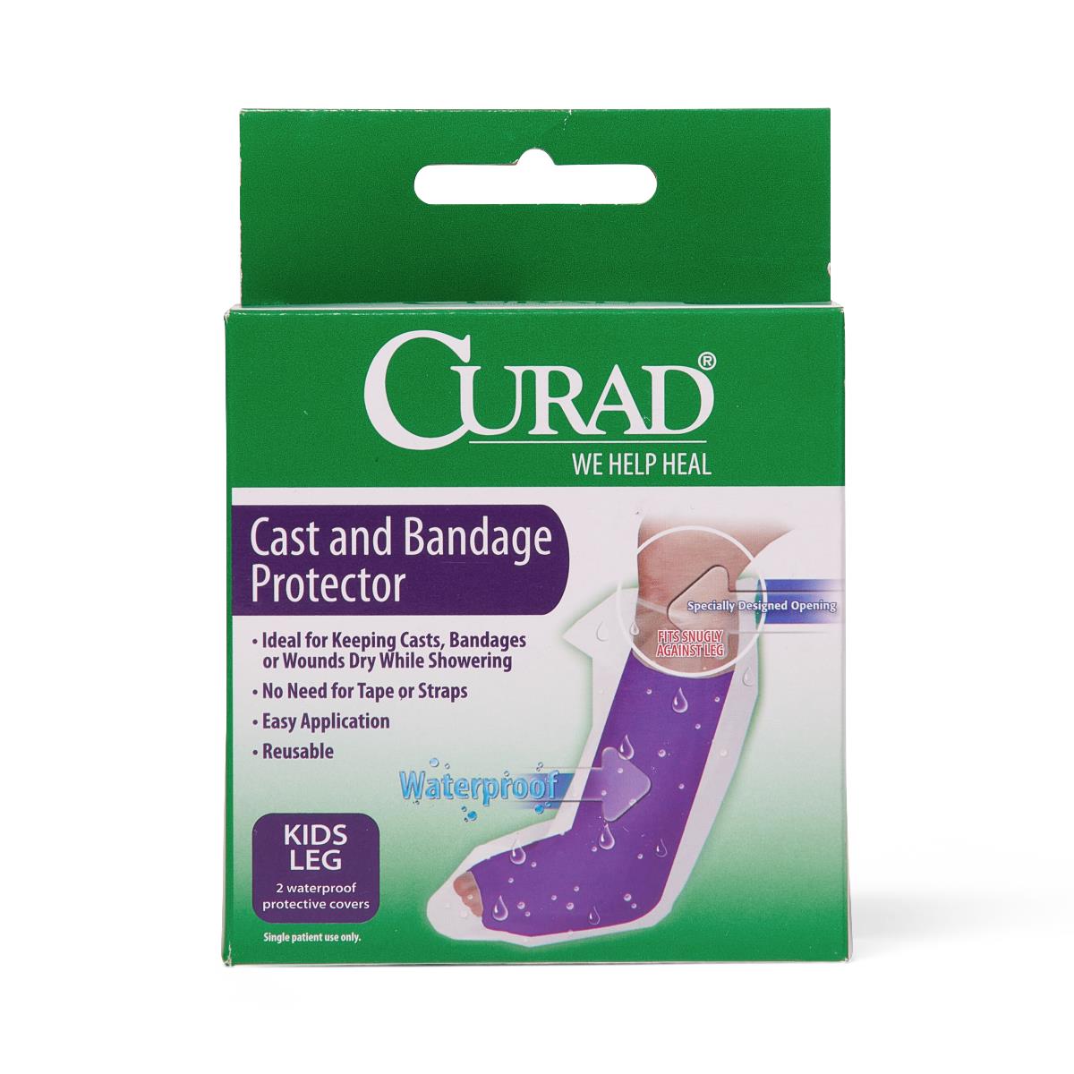 Curad Cast Protectors Child Leg 15 IN 2ct