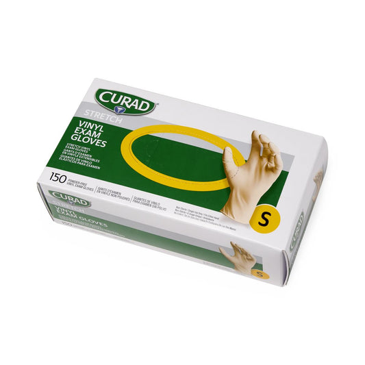 Curad Stretch Vinyl Exam Gloves