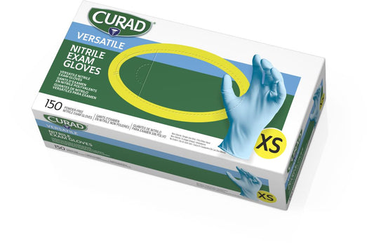 Curad Powder-Free Textured Nitrile Exam Gloves
