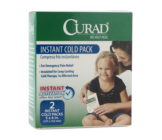 Curad Instant Cold Packs 2/box 24cs (Case of 24)