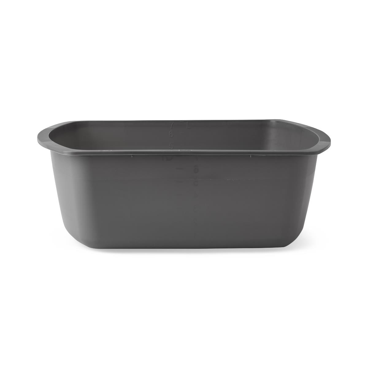 Rectangular Plastic Washbasins Graphite 7.5 Qt