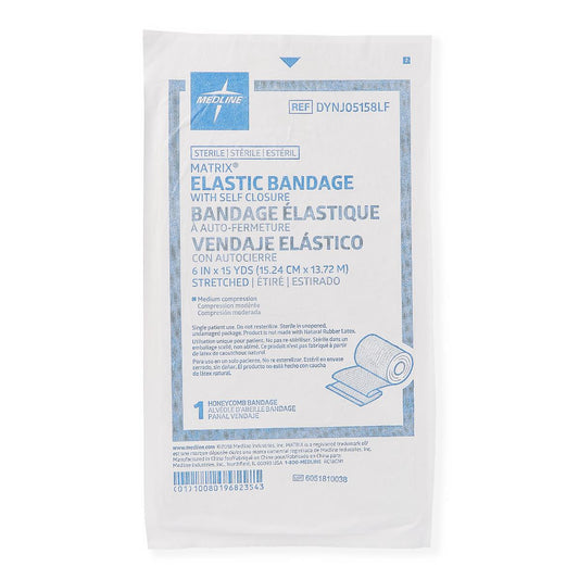 Sterile Matrix Elastic Bandages Elst 6" x 15yd Hook & Loop