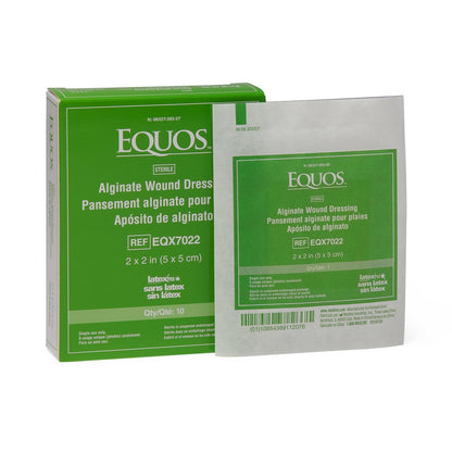 Equos Calcium Alginate Wound Dressings 2" x 2" 10ct