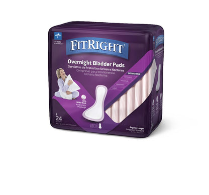 Fitright Activedge Women's Bladder Control Pads Liner Incontinent Overnight