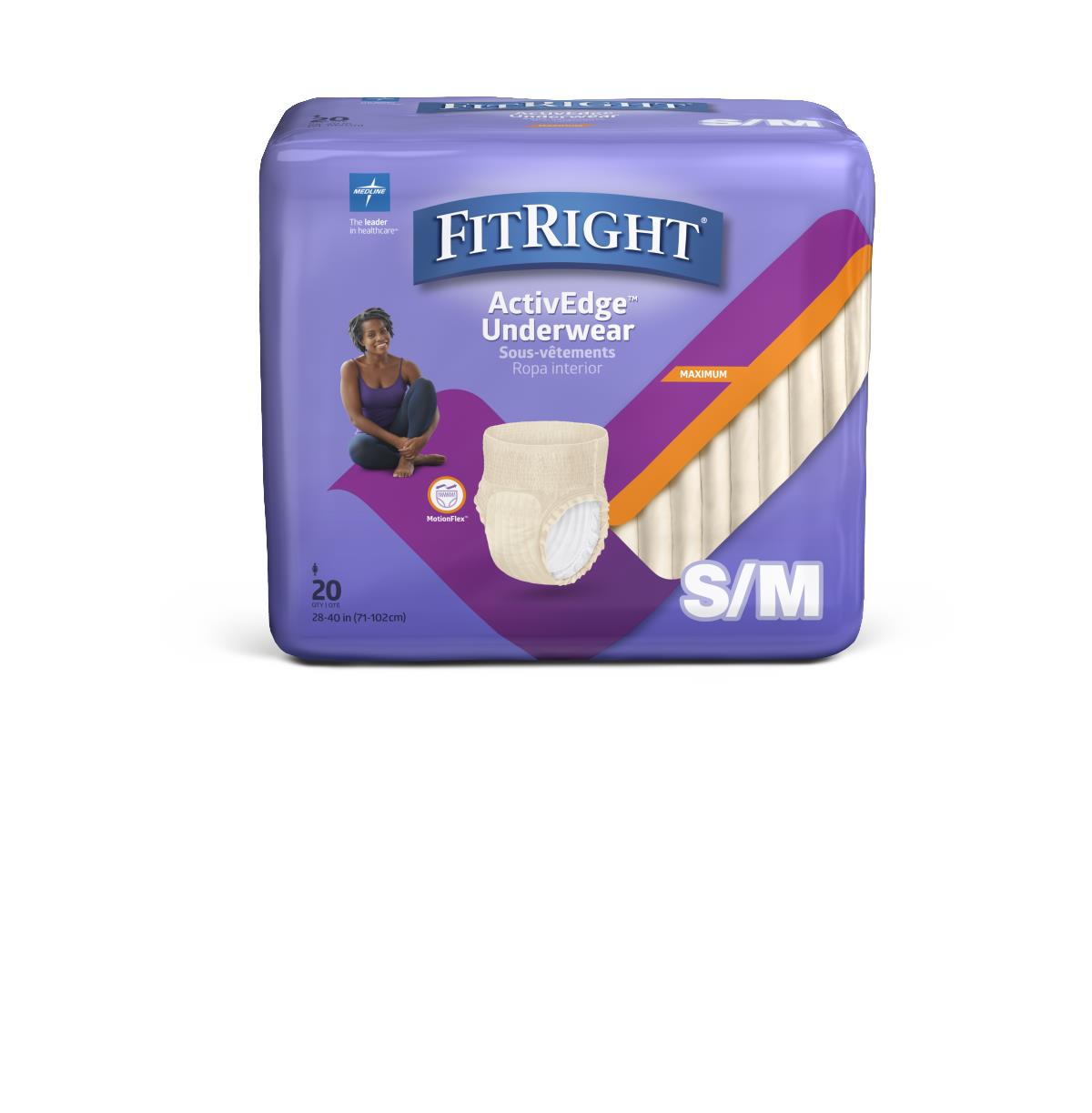 Fitright Ultra Underwear for Womens Small/med 28-40