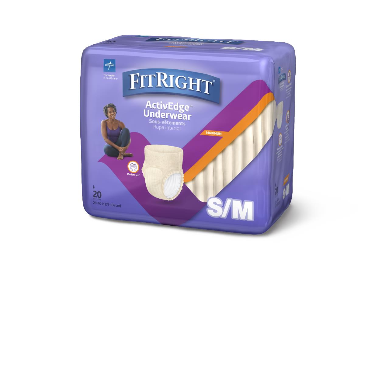 Fitright Ultra Underwear for Womens Small/med 28-40