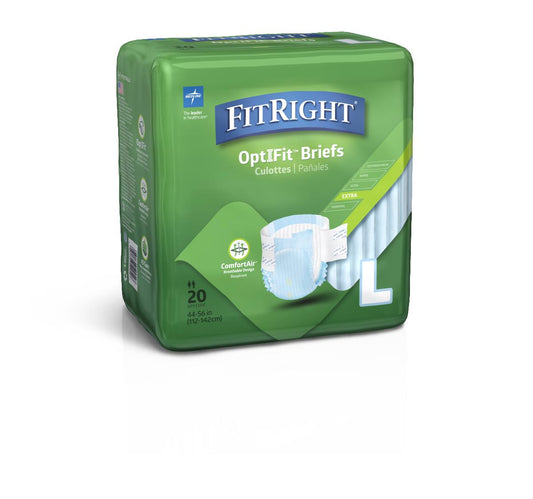 Fitright Extra Incontinence Briefs Clothlike Fitx L 44-56