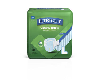 Fitright Ultra Incontinence Briefs Clothlike Fitultra Large 44-56