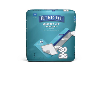 Fitright Extended-Use Premium Underpads Extended Use 30 x 36 70/cs