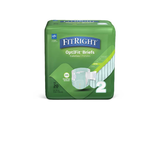 FitRight OptiFit Extra-Stretch Incontinence Briefs