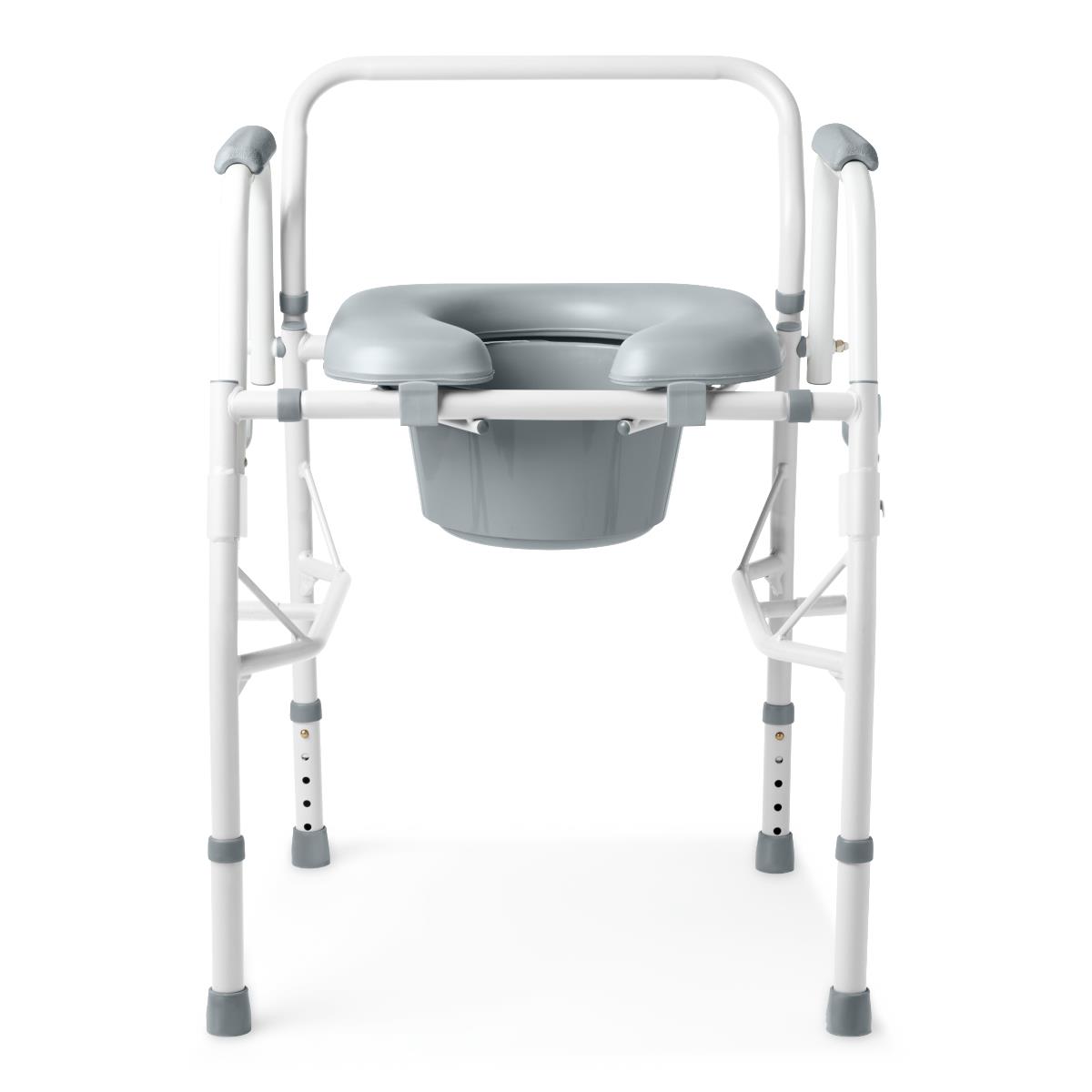 Guardian Padded Steel Drop-Arm Commode 350lbs 1Ct (1 Each)