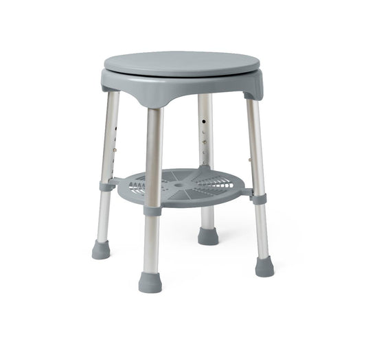 Guardian Padded Swivel Shower Stool 300lbs Gray (1 Each)