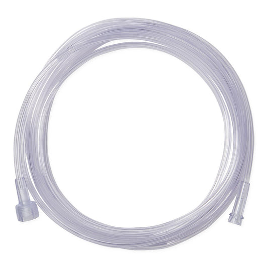 Clear Oxygen Tubing with Universal Connector Crush Res 50' Uc (Case of 10)
