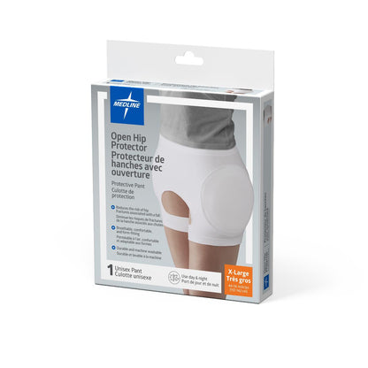 Premium Hip Protector Underpants with Pads Open X-Large