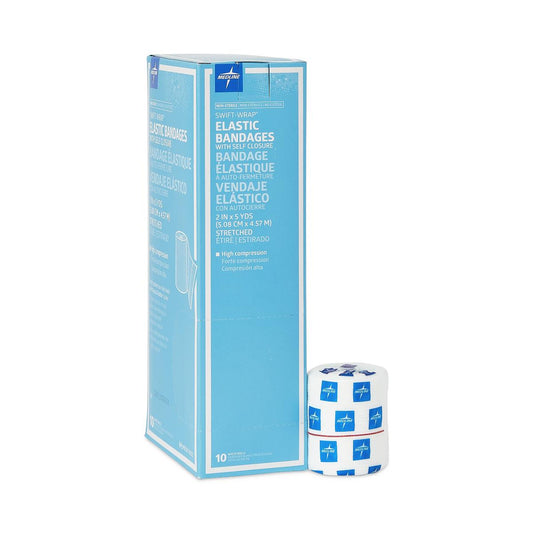 Swift-Wrap Nonsterile Elastic Bandage 2 x 5yd Self Closure