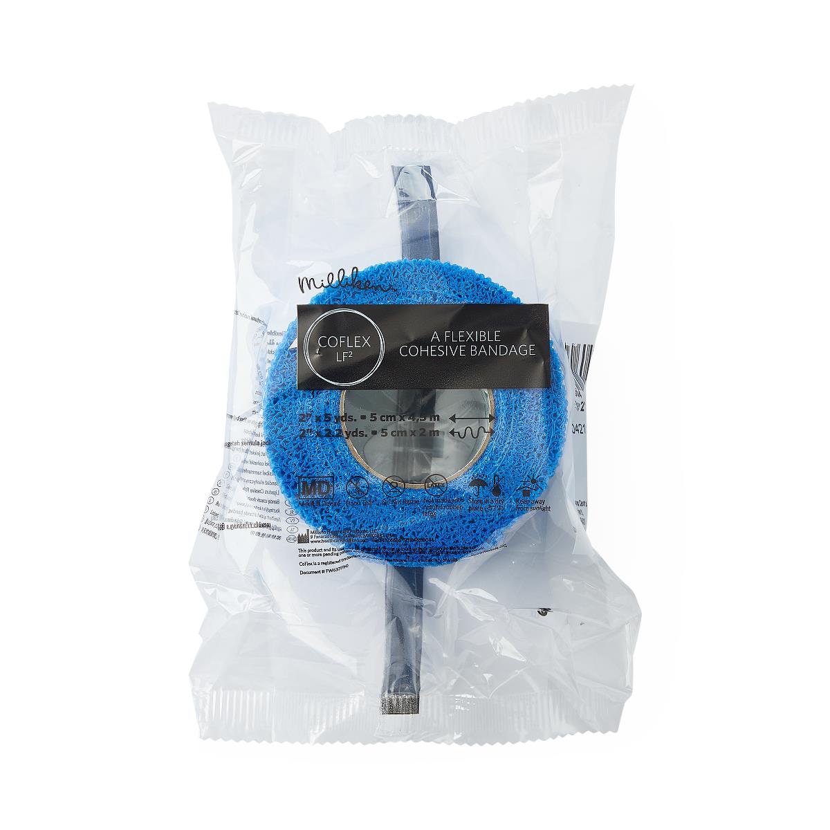 CofleExtra LargeF2 Quick-Stick Nonsterile Cohesive Bandages 2" x 5yd Color Pack (Case of 36)