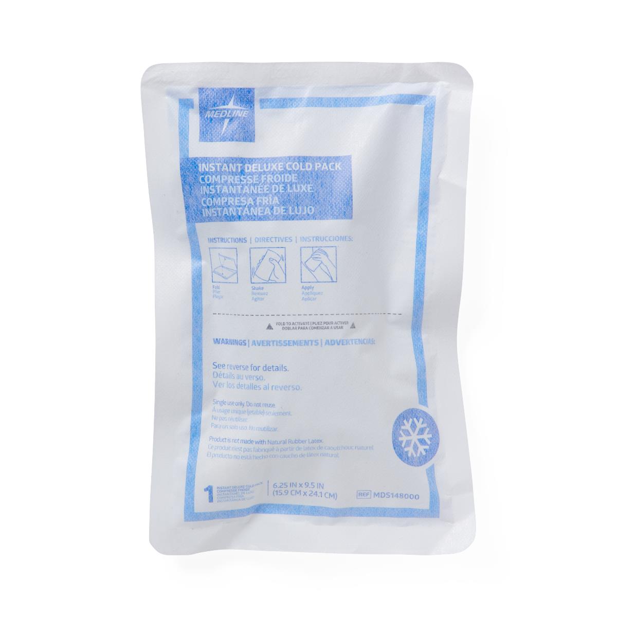 Deluxe Instant Cold Packs DlExtra Smallwtlss 6.25" x 9.5"