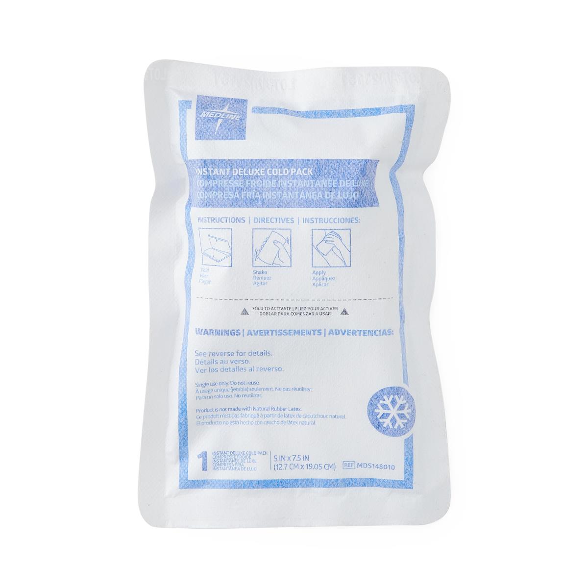 Deluxe Instant Cold Packs Instnt DlExtra Smallweatless 5" x 7.5"