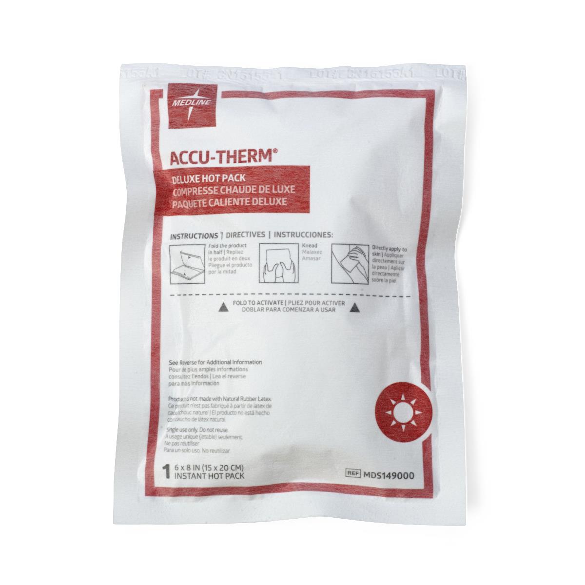 Deluxe Instant Hot Packs Dlx Nonwoven 6" x 8"