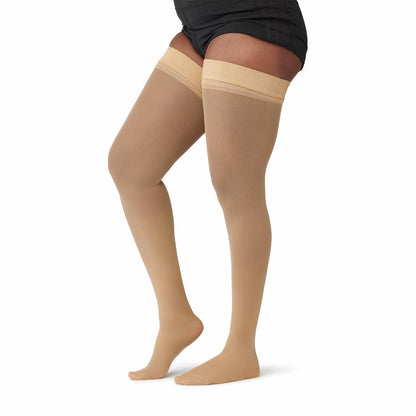 Curad Thigh-High 15-20 Mmhg Compression Hosiery