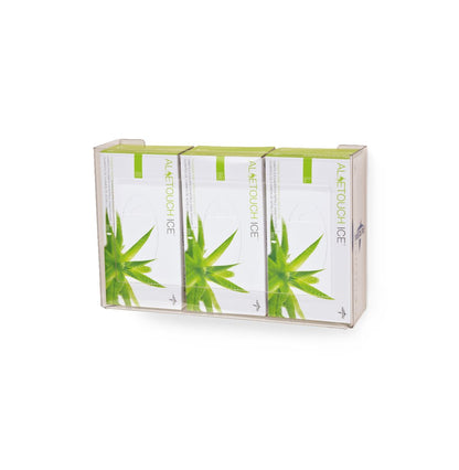 Clear Plastic Glove Dispensers Holder Glove-Box Triple