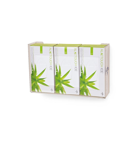 Clear Plastic Glove Dispensers Holder Glove-Box Triple