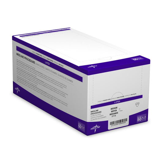 Sterile Latex Exam Gloves Fully Textured Pair Wrapped