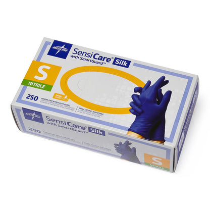 Sensicare Silk Powder-Free Nitrile Exam Gloves with Film