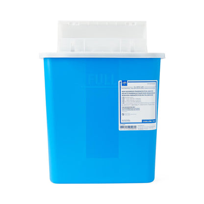 Pharmaceutical Waste Containers Pharm 3 Gal Flap Blue