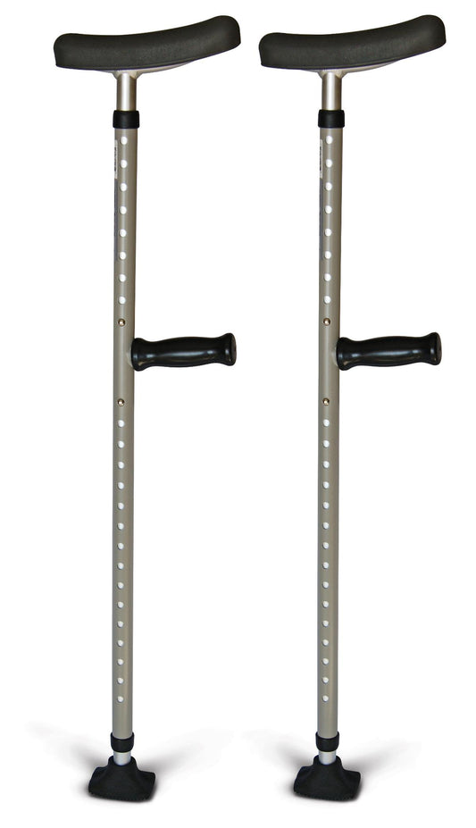 Universal Steel Single-Tube Crutches Sgl Tube 400lb Wght Ca (Case of 8)