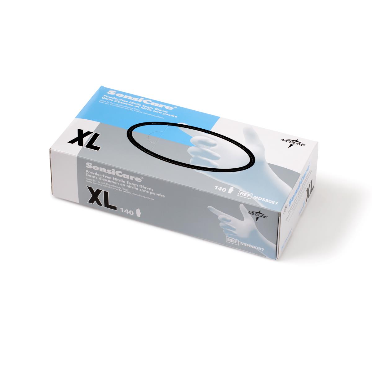 Sensicare Powder-Free Nitrile Exam Gloves
