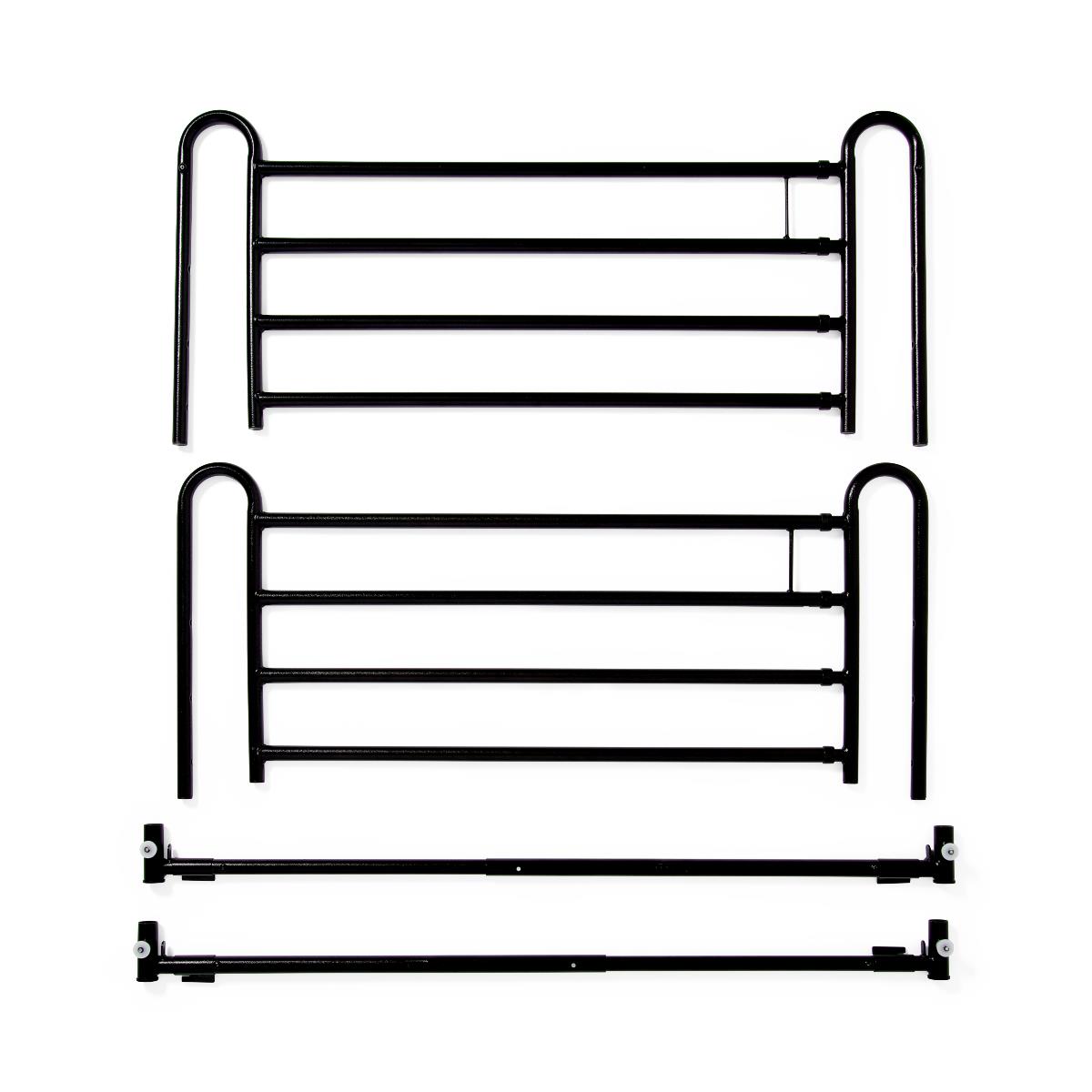 Economy Spring-Loaded 4-Bar Full Side Rails For Homecare Beds 2Ct (1 Pair)