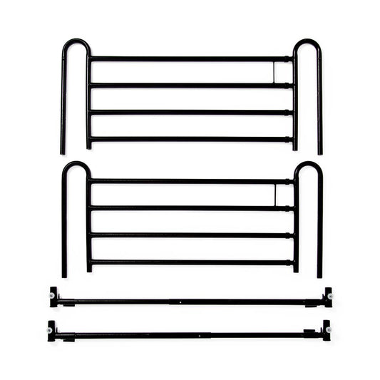Economy Spring-Loaded 4-Bar Full Side Rails For Homecare Beds 2Ct (1 Pair)