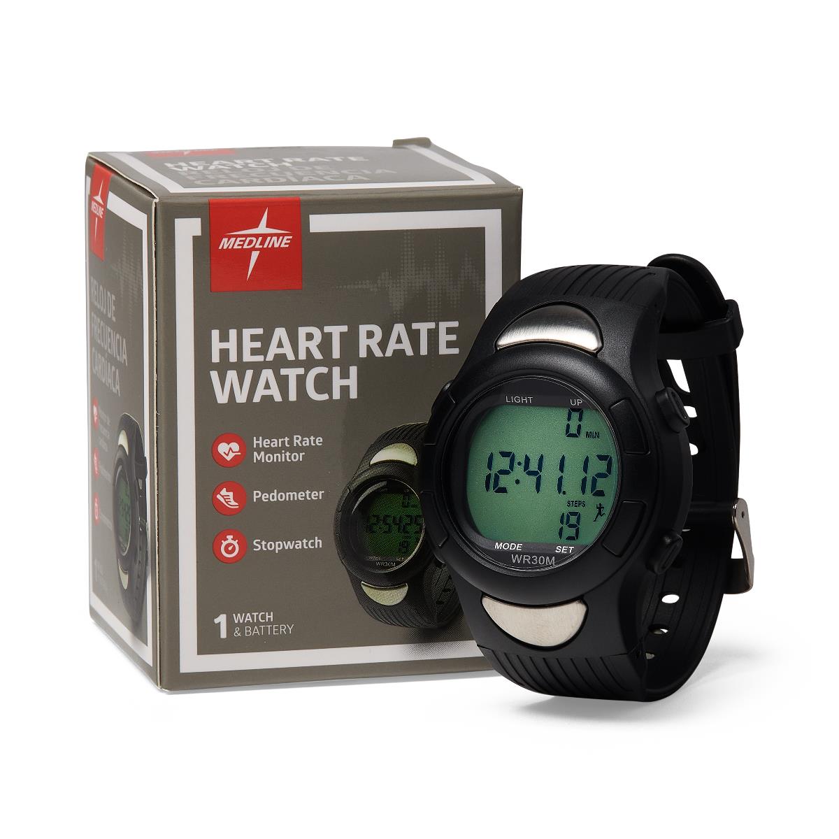 Heart Rate and Pedometer Watches New Version (1 Each)