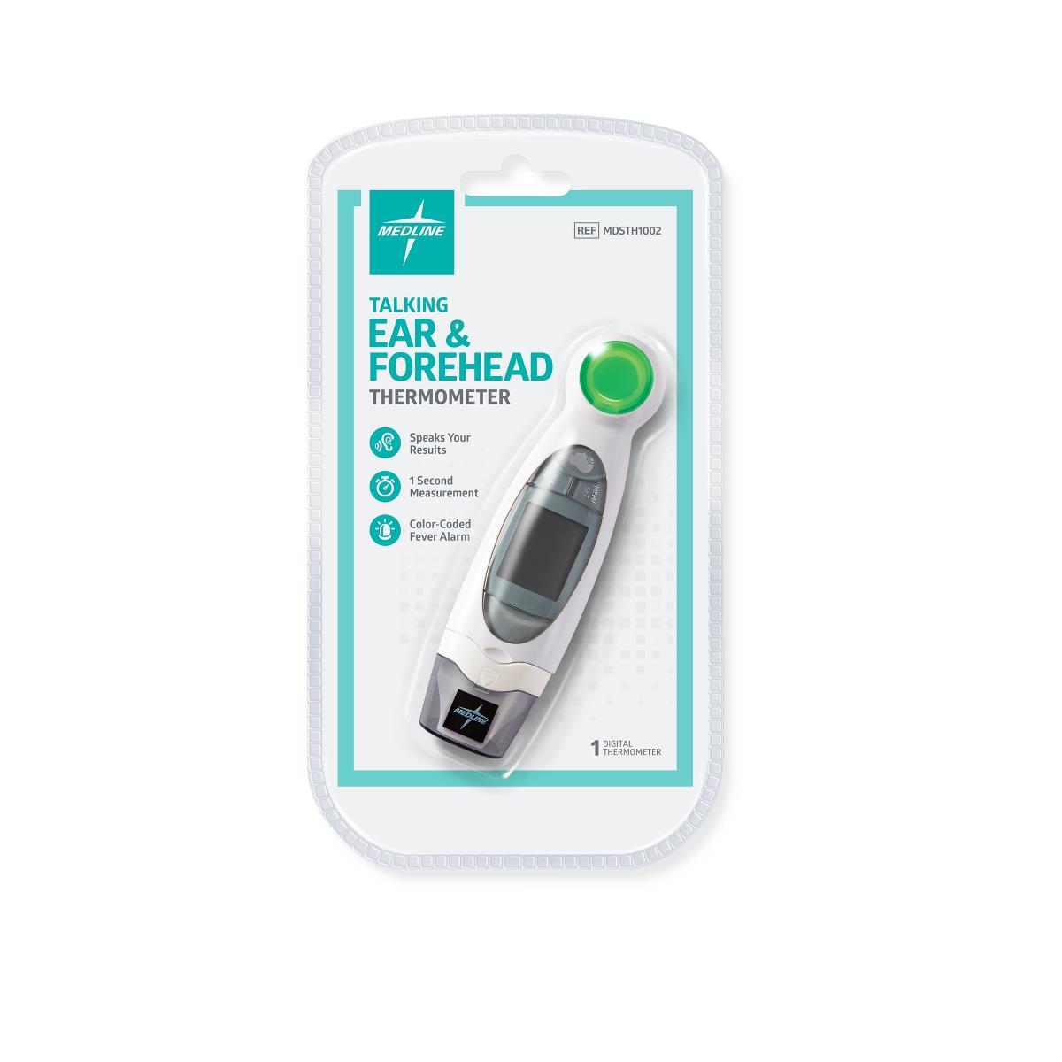 Talking Ear and Forehead Thermometer for Home Use Ear/forehead (1 Each)
