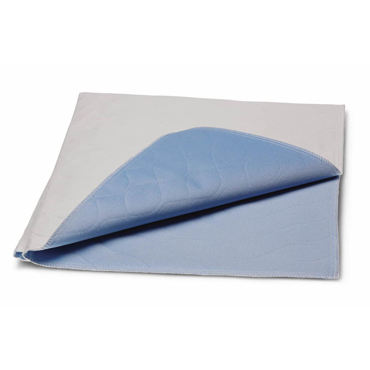 Performax Vinyl Reusable Underpads 32 x 36 Twill Pmax Blue 2dz (2 Packs of 12)