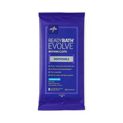 Readybath Evolve Bathing Cloths Fragrance Free 8pk