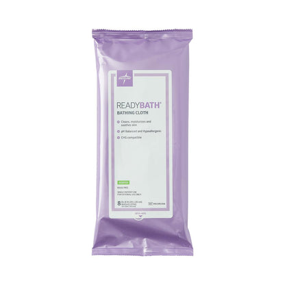 Readybath Total Body Cleansing Standard Weight Washcloths Scented 8/pack