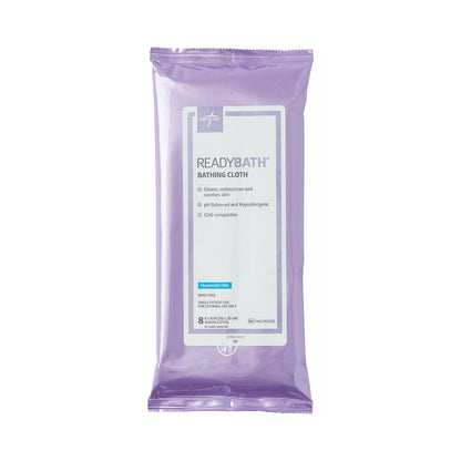 Readybath Total Body Cleansing Standard Weight Washcloths Frag Free 8/pack