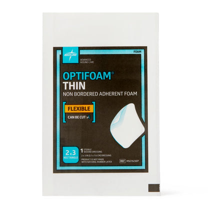 Optifoam Thin Adhesive Foam Dressings 2 x 3