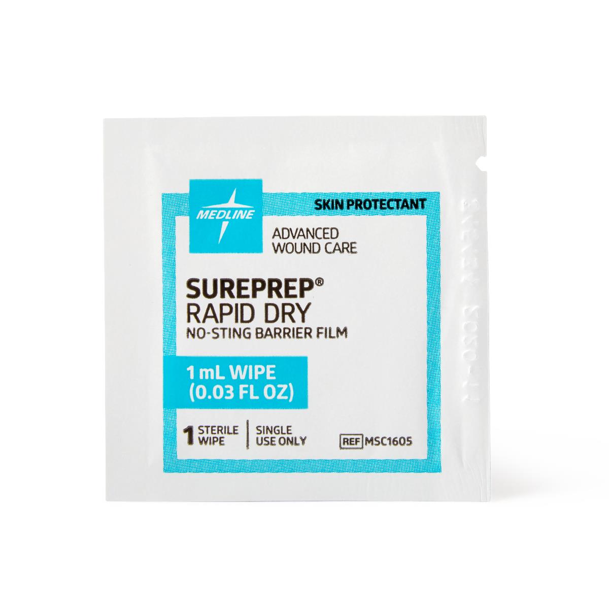 Sureprep Rapid Dry Barrier Film Wipe Prtctnt No-Stg