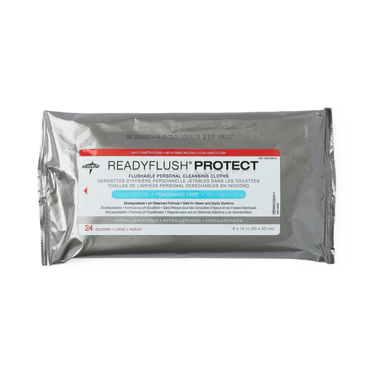 Readyflush Biodegradable Flushable Wipes Wipe Protect Dimeth 24/pack