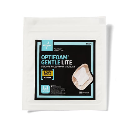 Optifoam Gentle Lite Foam Dressings Bordered 3 x 3