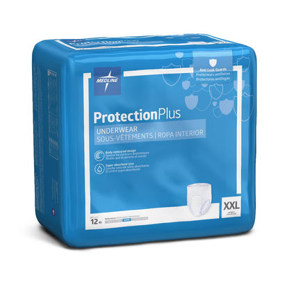 FitRight Protection Plus Super Absorbency Adult Incontinence Underwear Unisex