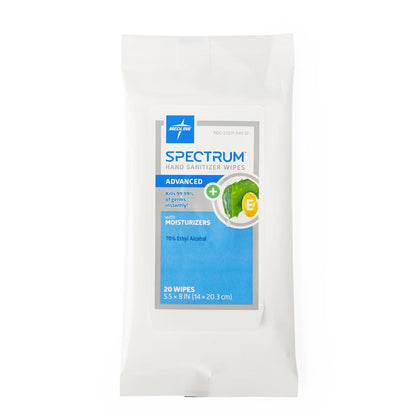 Spectrum Advanced Hand Sanitizer Wipes Sanitizing 70%