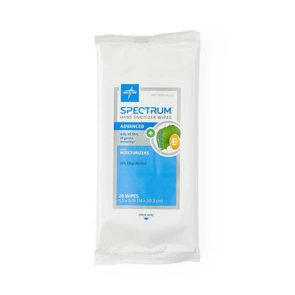 Spectrum Advanced Hand Sanitizer Wipes Sanitizing 70%